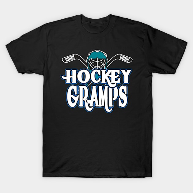 Hockey Dad Kids Hockey Father League Championship T Shirt - GRAMPS T-Shirt by finchandrewf